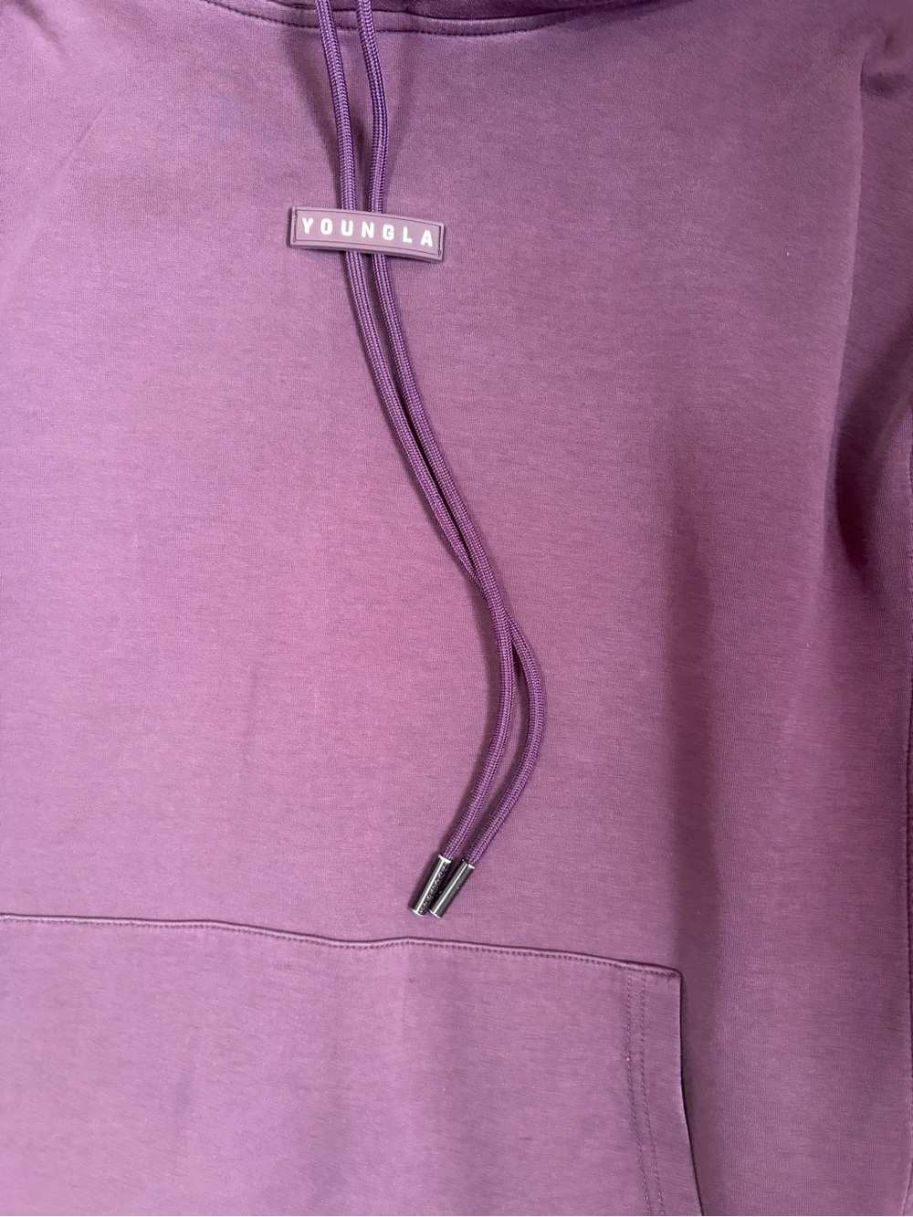 YoungLA Men's Purple Hooded Sweatshirt Size Large - Picture 7 of 14